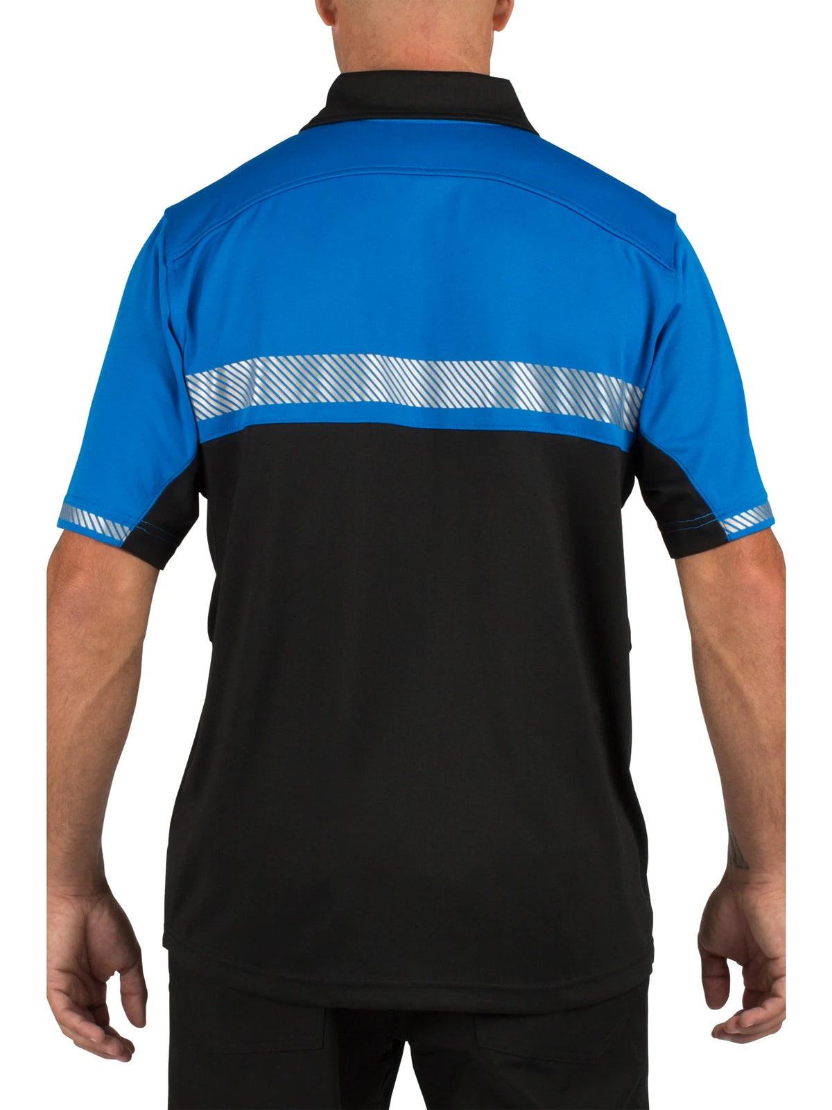 Bike Patrol Short Sleeve Polo Blue