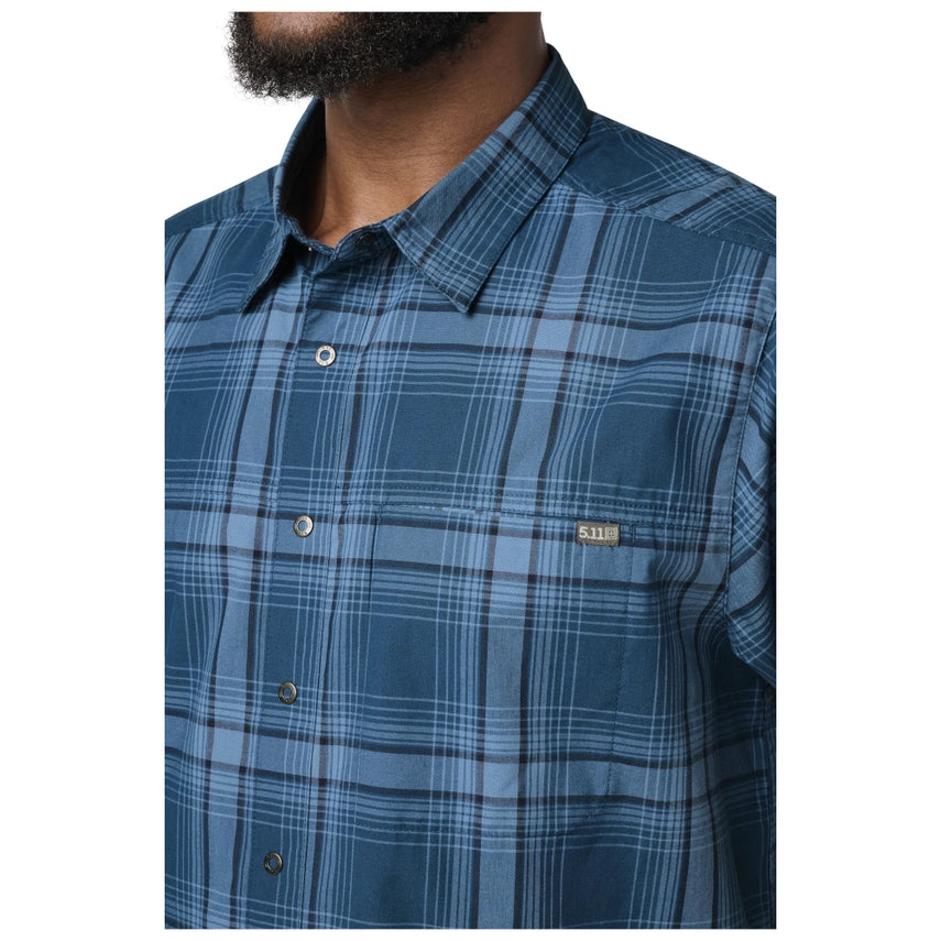 Wyatt Short Sleeve Plaid Shirt