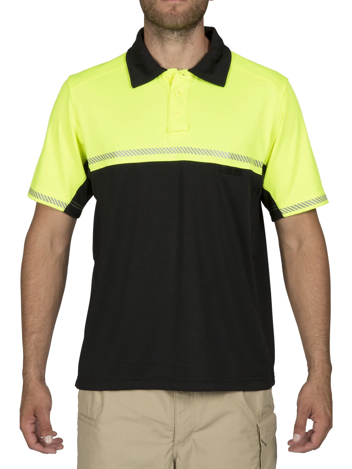 Bike Patrol Short Sleeve Polo Yellow