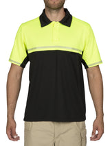 Bike Patrol Short Sleeve Polo Yellow