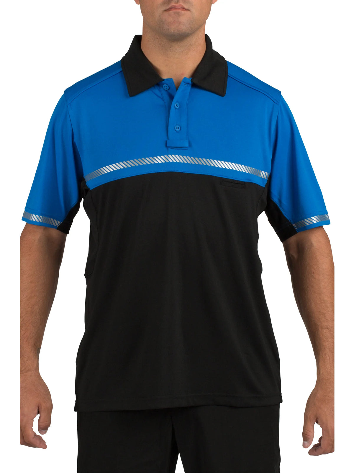 Bike Patrol Short Sleeve Polo Blue
