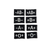 Blood Type Embroidery Patch.